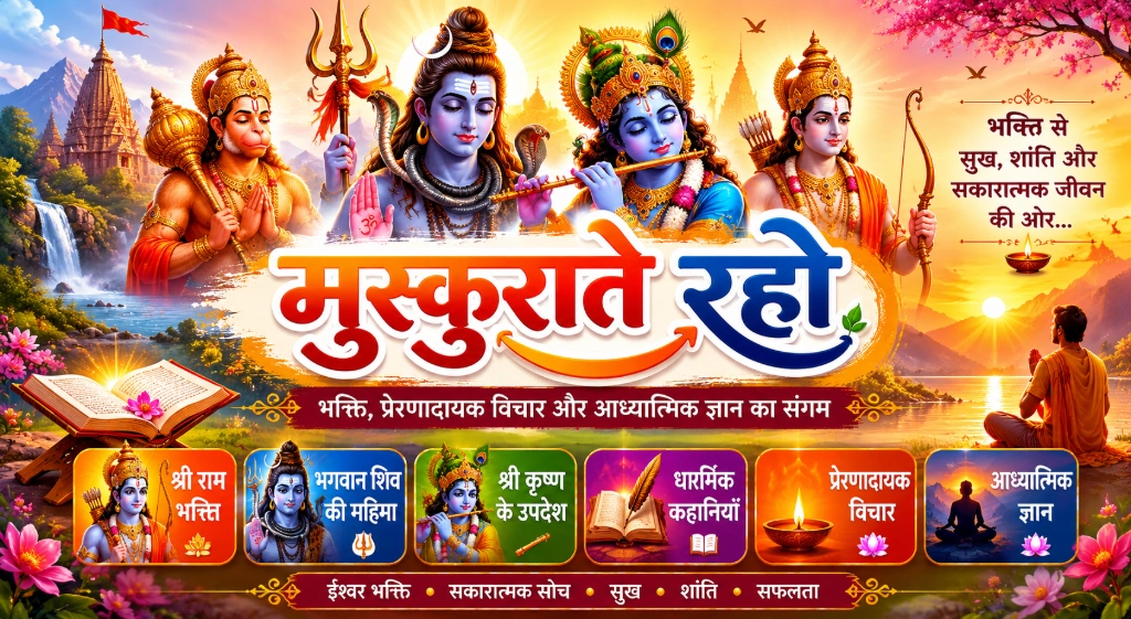 ईश्वर की भक्ति से जीवन में सुख, शांति और प्रेरणा"