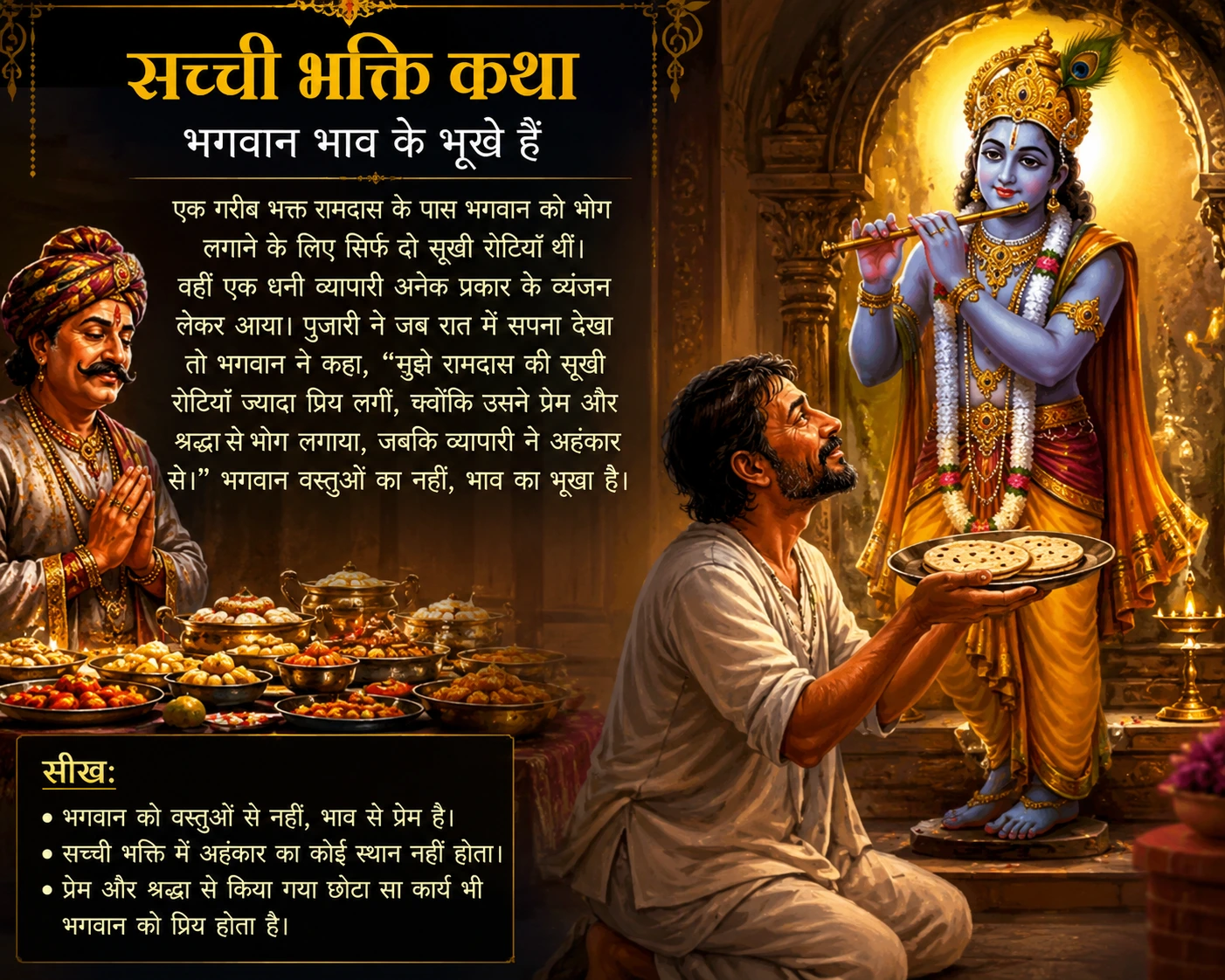 सच्ची भक्ति की प्रेरणादायक कथा